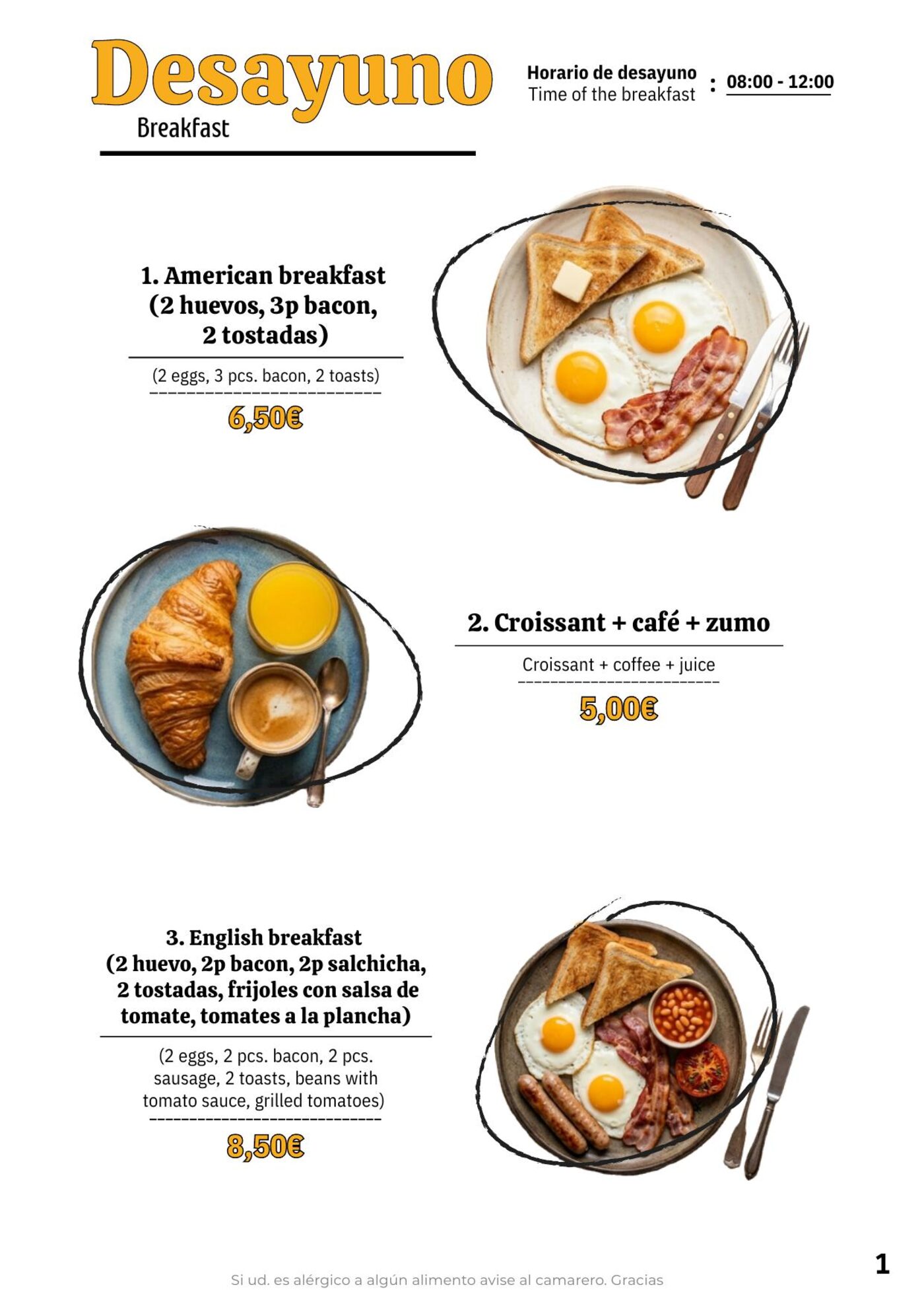 Iberico Thai menu — page 3