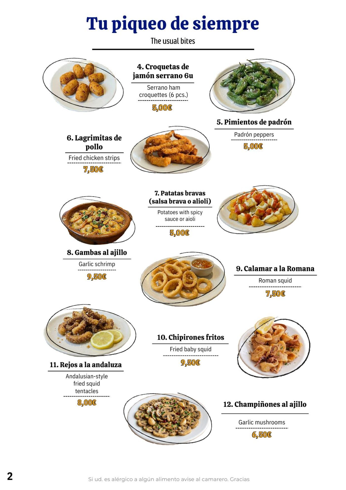 Iberico Thai menu — page 4