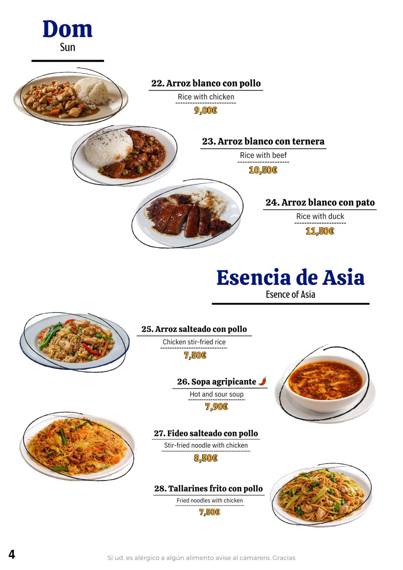 Iberico Thai menu — page 6