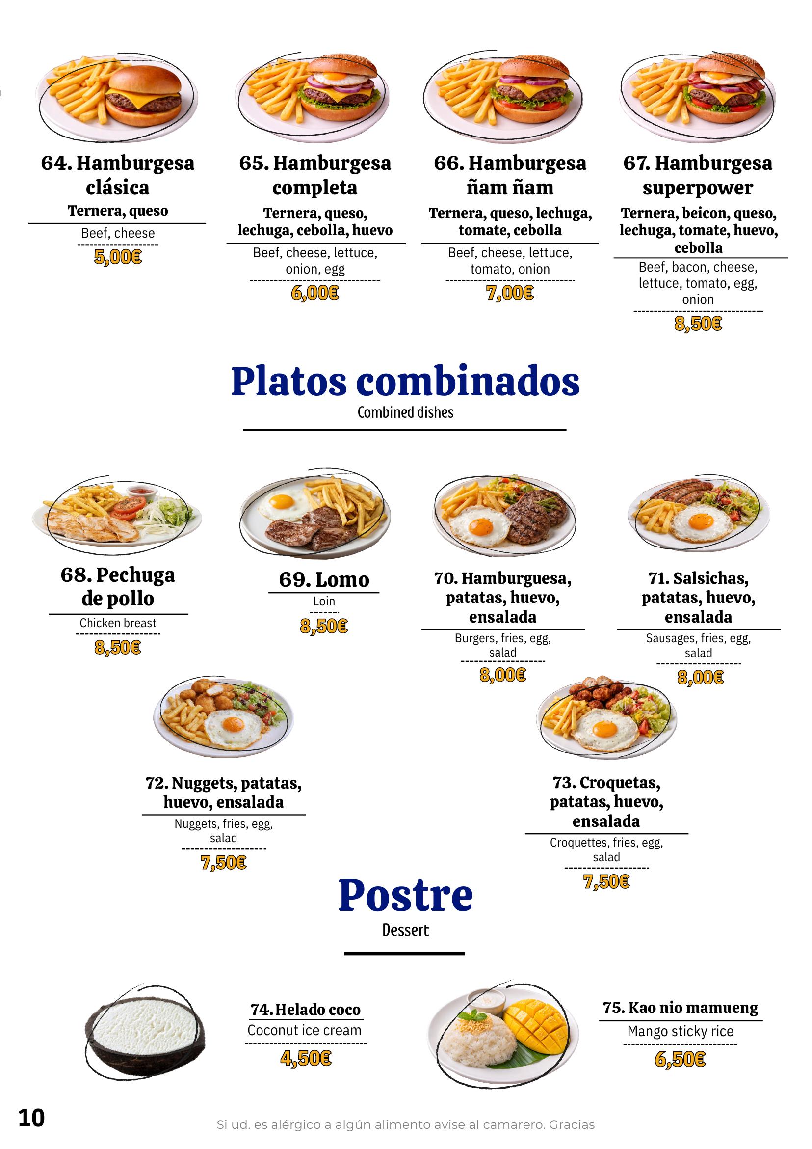 Iberico Thai menu — page 12