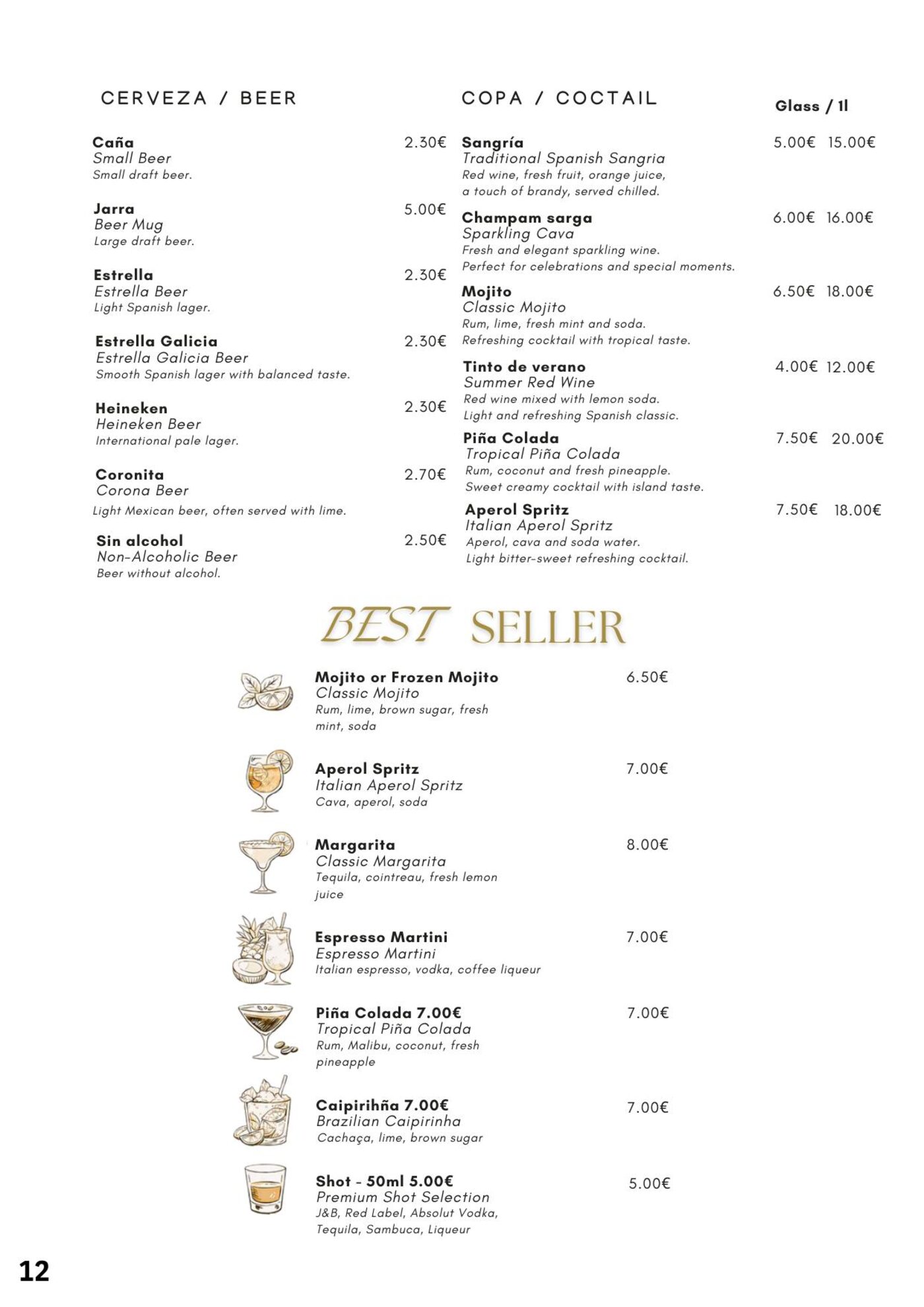 Iberico Thai menu — page 14